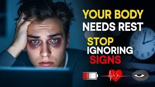 ⚠️ Signs Your Body Is Begging for Rest | Don’t Ignore These Warning Signals 😴💤