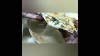 Chicken & cheese Calzone @heavenss pastrys #chicken #cheese #shorts