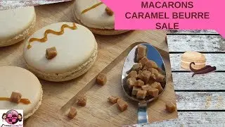 🍪[RECETTE] MACARONS CARAMEL BEURRE SAL&Eacute; - L'INSTANT CARAMEL