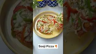 Sooji Pizza Recipe #shortsfeed #shorts