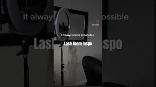 At home lash studio. Lash room setup for lash tech inspo #lashes #shorts
