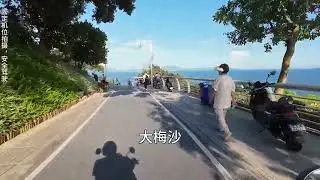 在深圳总要来一次鲨鱼涌吧  还是免费的#小牛电动 #骑行 #深圳 #大疆action4