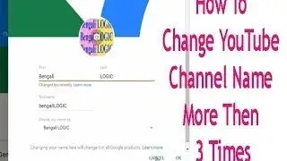 how to change your youtube username after limit more than 3 times in android mobile