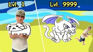 ENTREI NO PLANETA DOS GATOS MUTANTES QUE EVOLUEM!!! - Evolution Galaxy (jogos de celular)