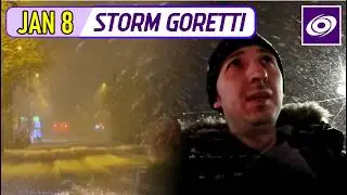 Storm Goretti Snow Chase Highlights 08/01/2026