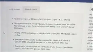 JEE Main 2026 Final Answer Key Released | Prashant Jain
