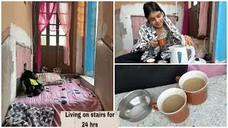Living on stairs for 24 hrs || most difficult challenge 😕 || alkaagarwal || kolkata