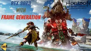 RTX 3070 | Frame Generation | Horizon Forbidden West | 1080p 1440p 2160p | Gameplay & FPS Test