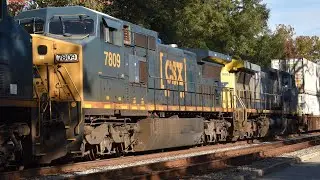 Another CSX Dash 8 - 9 Storage Move on the RF&P 