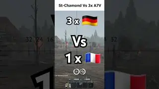 Crushing A7V With St-Chamond