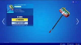 Rare Piledriver Pickaxe is Back After 1017 Days! (Fortnite Piledriver Pickaxe)