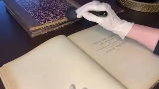 ASMR, old music sheets soft CLEANING