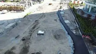 Sleek new Burnaby high-rise development looks amazing with out paved pathway by @BurnabyBlacktop 