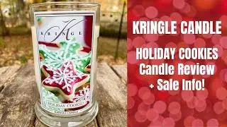 KRINGLE CANDLE HOLIDAY COOKIES Candle Review + Sale Info!