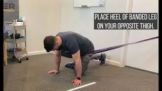 Banded Mobilization Hip External Rotation | Conquer Movement Physical Therapy | Wilmington, NC