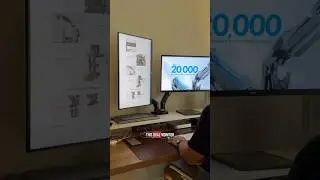 Struggling to hold two massive monitors with your current setup?
