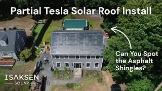 3-Day Tesla Solar Roof Install | Half Asphalt, Half Solar