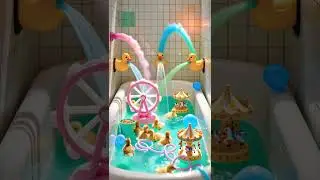 Duckling Cute Waterwheel Bath #duck #short #viral #viralvideo #ytshorts #yt #funnyduck #cute #10m