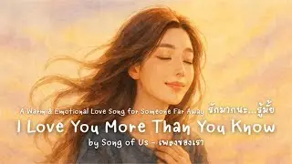 I Love You More Than You Know (รักมากนะ...รู้มั้ย) | Acoustic Soft Ballad (Official Lyric Video)