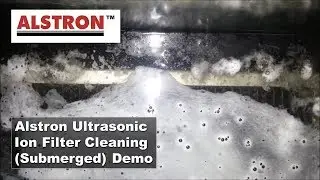 Alstron Ultrasonic   Ion Filter Cleaning (Submerged) Demo