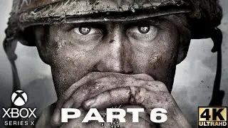 Call of Duty: WWII Campaign Walkthrough Gameplay Part 6: Collateral Damage | XSX, Xbox One | 4K
