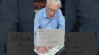 John Hopcroft, Cornell Professor and Turing Award Laureate, wrote this note for you✨ #quotes
