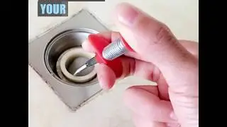 KITCHEN SINK DRAIN CLEANING HOOK - REMOVES TOUGH CLOGS, QUICKLY!