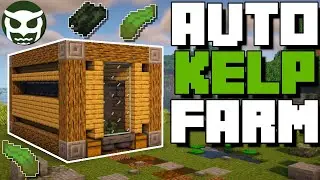 Minecraft: Автоматическая ферма водорослей | (БЕЗ НУЛЕВОГО ТИКА) (1.17+) | Простой урок