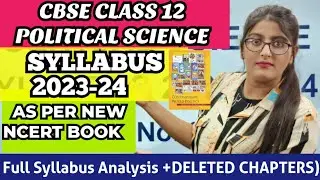 Class 12 political science syllabus 2023-24 | Class 12 political science syllabus 2024 | Class 12