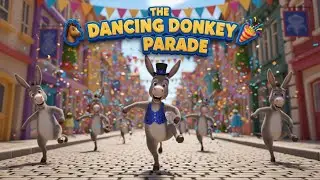 The Dancing Donkey Parade 🐴🎉 | Fun Music, Colors, and Learning Adventure for Kids | Preschool