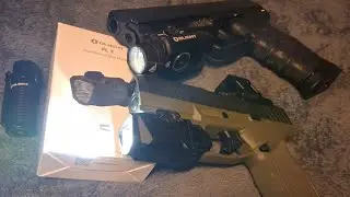 NEW Olight PL X Most Real Review in YOUR Feed Shown in Dark 7 & 12 Yards both Spotlight & Floodlight