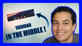 Get Windows 11 Style Taskbar in Windows 10 - Center Icons!