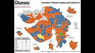 Comparing 2017 & 2012 Gujarat Vidhan Sabha Election Results | #gujaratelection2022 #bjp #inc #aap