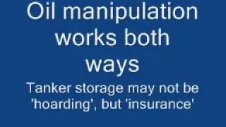 Oil manipulation works both ways (JP Morgan tanker hire alternative view)