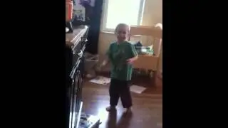 David's happy dance