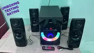 TRONICA BT555 4.1 Home Theater System  With Bluetooth/FM/USB/Aux/Tv Support | New Unboxing | Testing