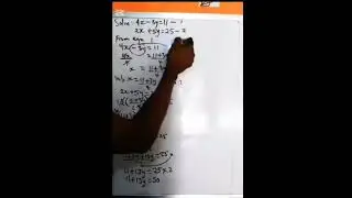 Master the art of simultaneous equations by substitution perfectly. #mathematics #maths #mathstricks