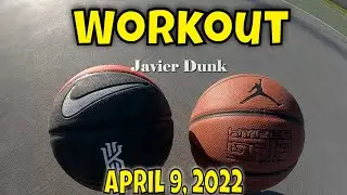 🏀 Basketball Workout | NIKE Kyrie Crossover & NIKE Jordan Hyper Grip Basketball | April 9, 2022