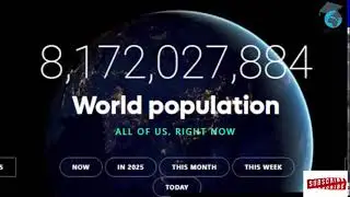 The Current 🌎 Global Population - Shocking Numbers Revealed! #globalpopulation