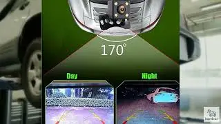 Review - Camecho Vehicle Backup Camera Waterproof Car Rear View Camera 170&deg; Wide Angle 12