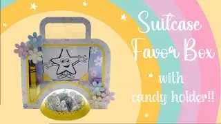 DIY Kids Activity Box Tutorial | Printable Suitcase Favor Box for Cricut & Silhouette