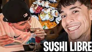 ¿QUIEN COME MAS SUSHI? TERMINAMOS DESCOMPUESTOS🤢 ft @MalditoPrimo @FacuArgibay