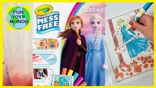 Disney Frozen 2 Crayola Mess Free Coloring Pages with Markers