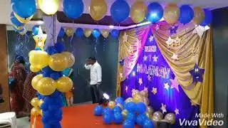 Star Smiley Theme Birthday Function