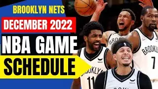 BROOKLYN NETS SCHEDULE OF GAMES | DECEMBER 2022