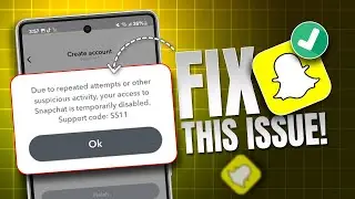 How to Fix Snapchat Not Letting You Create a New Account | Resolve Snapchat Signup Issue