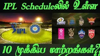 IPL 2021 schedule||Top 10 highlights updates|| in tamil