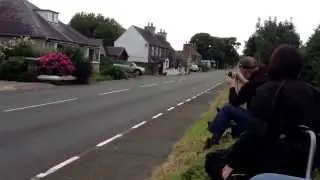 Giacomo Agostini + John McGuinness Classic TT 1967 TT parade lap - Sulby Bridge 2013