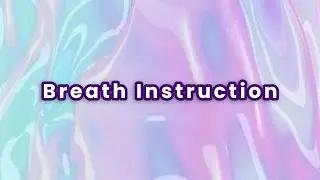 Guided Meditation: Breath Instruction