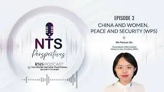 NTS Perspectives &ndash; Episode 3: China and Women, Peace and Security (WPS) with Peixuan Xie